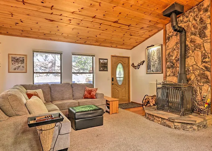 Deck W/ Forest Views: Quiet Twain Harte Cabin!